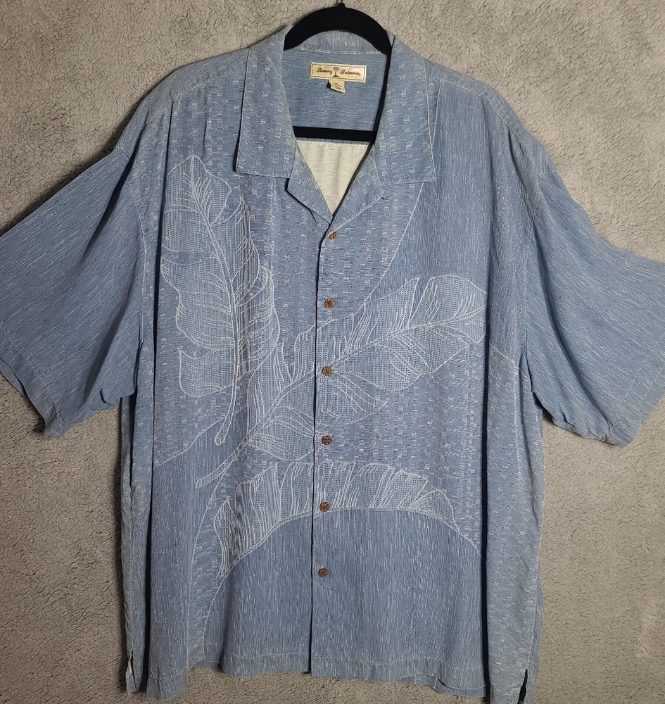 Tommy Bahama Blue Casual Lightweight Shirt